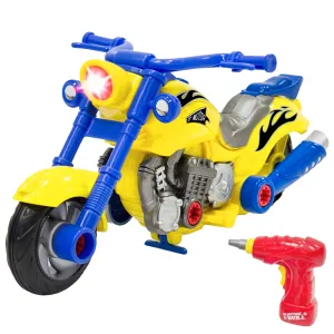 20-Piece Take-A-Part Motorcycle Set - Multicolor