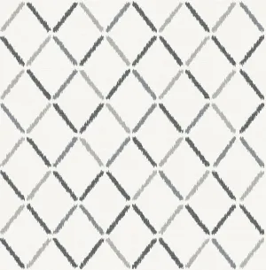 Allotrope Linen Geometric Wallpaper