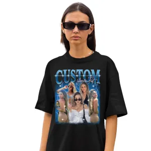 Custom Your Own Bootleg Tee, Retro Custom Bootleg Rap Tee, Custom Bootleg, Custom Your Photo, Insert Your Design, Vintage Graphic 90s Tshirt