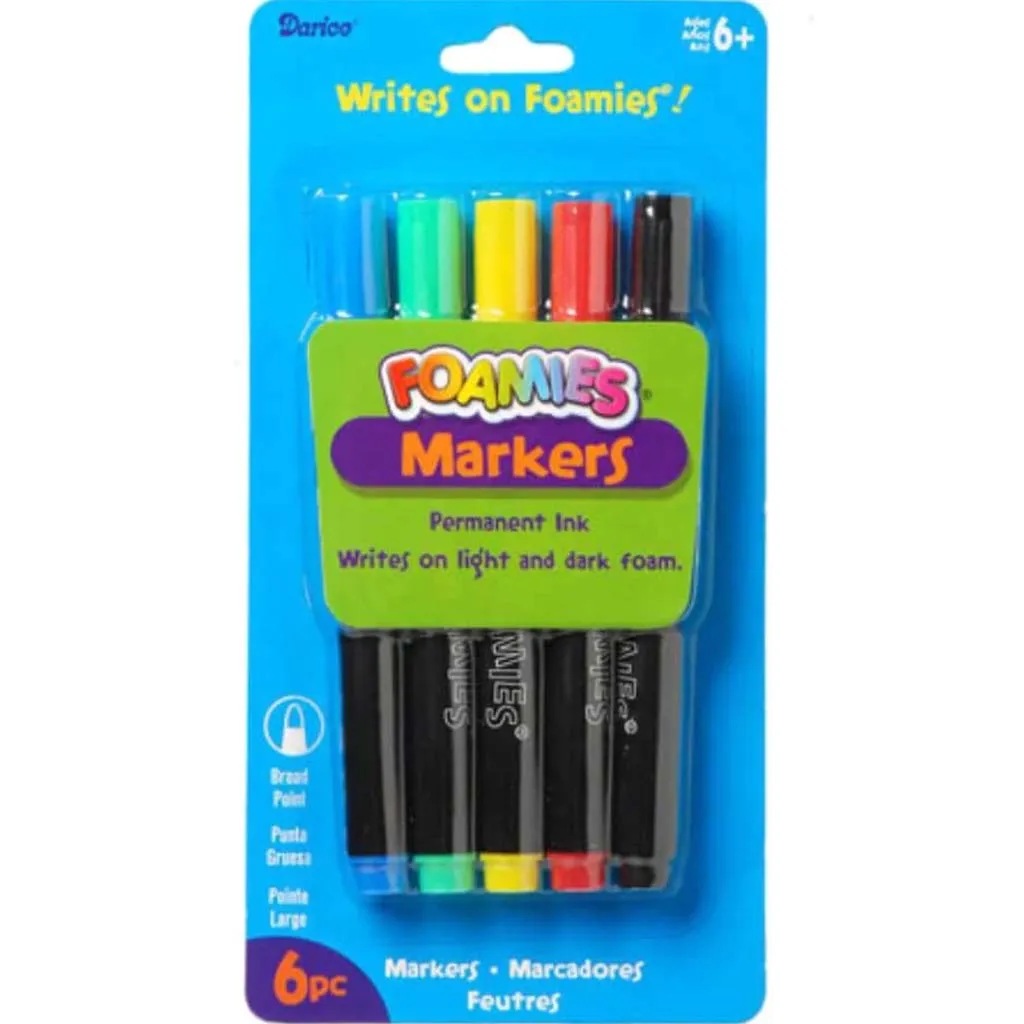 Foamies® Markers Vibrant Colors 5 pieces