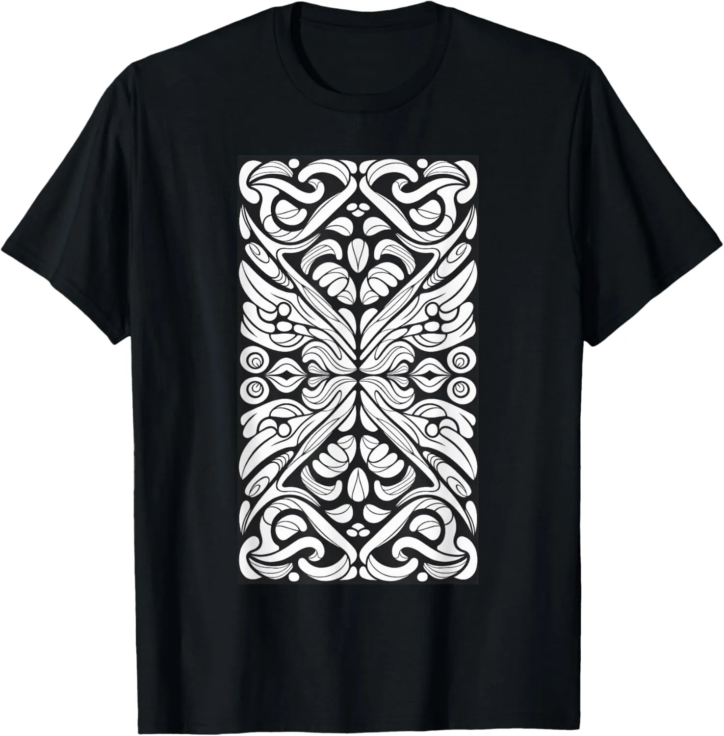 Patterns Abstract Lines Mandala Pattern Geometric T-Shirt