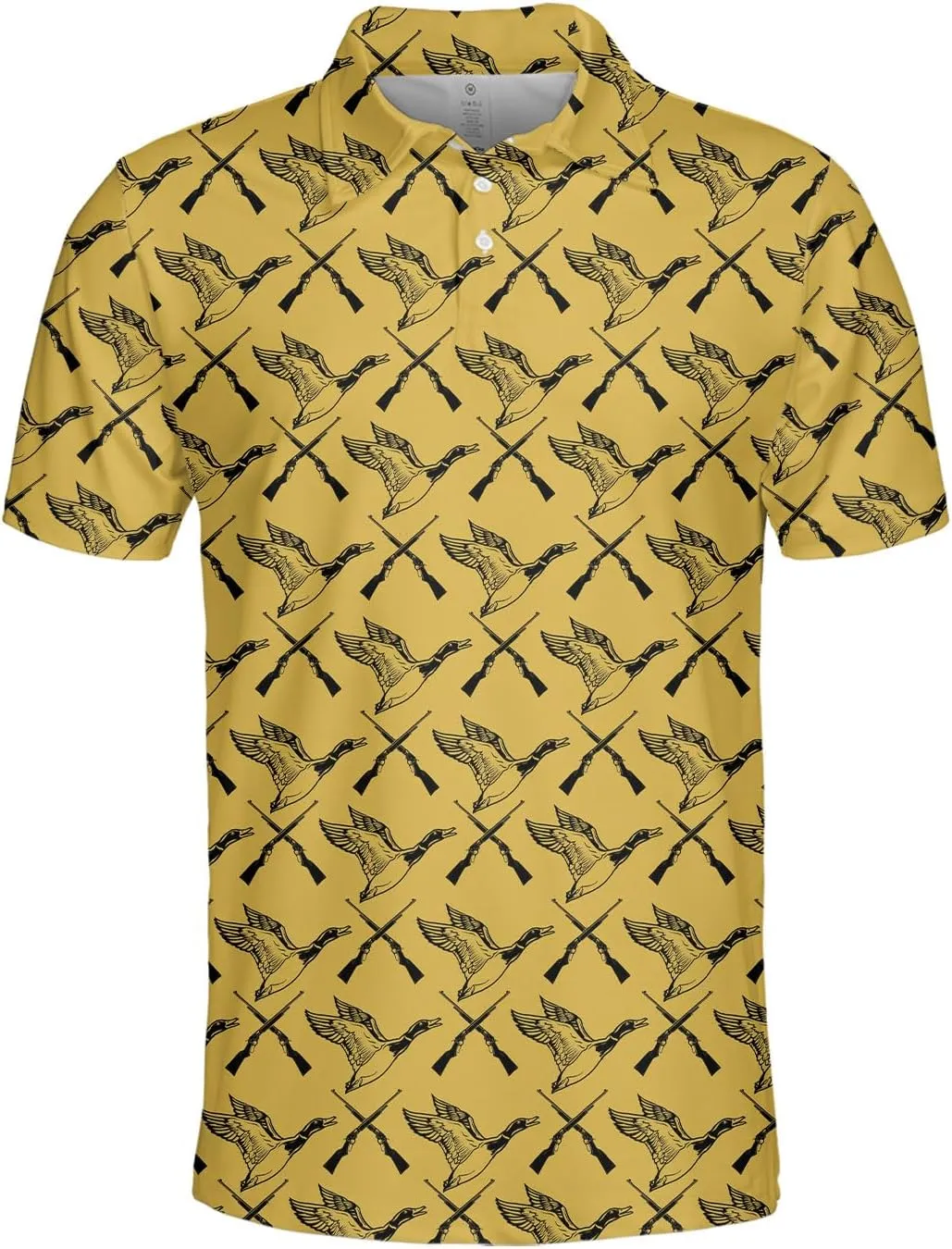 Retro Funny Polo Shirts for Men Vintage Basic Polos Mens Polo Shirts Short Sleeve Button Up Shirt Men