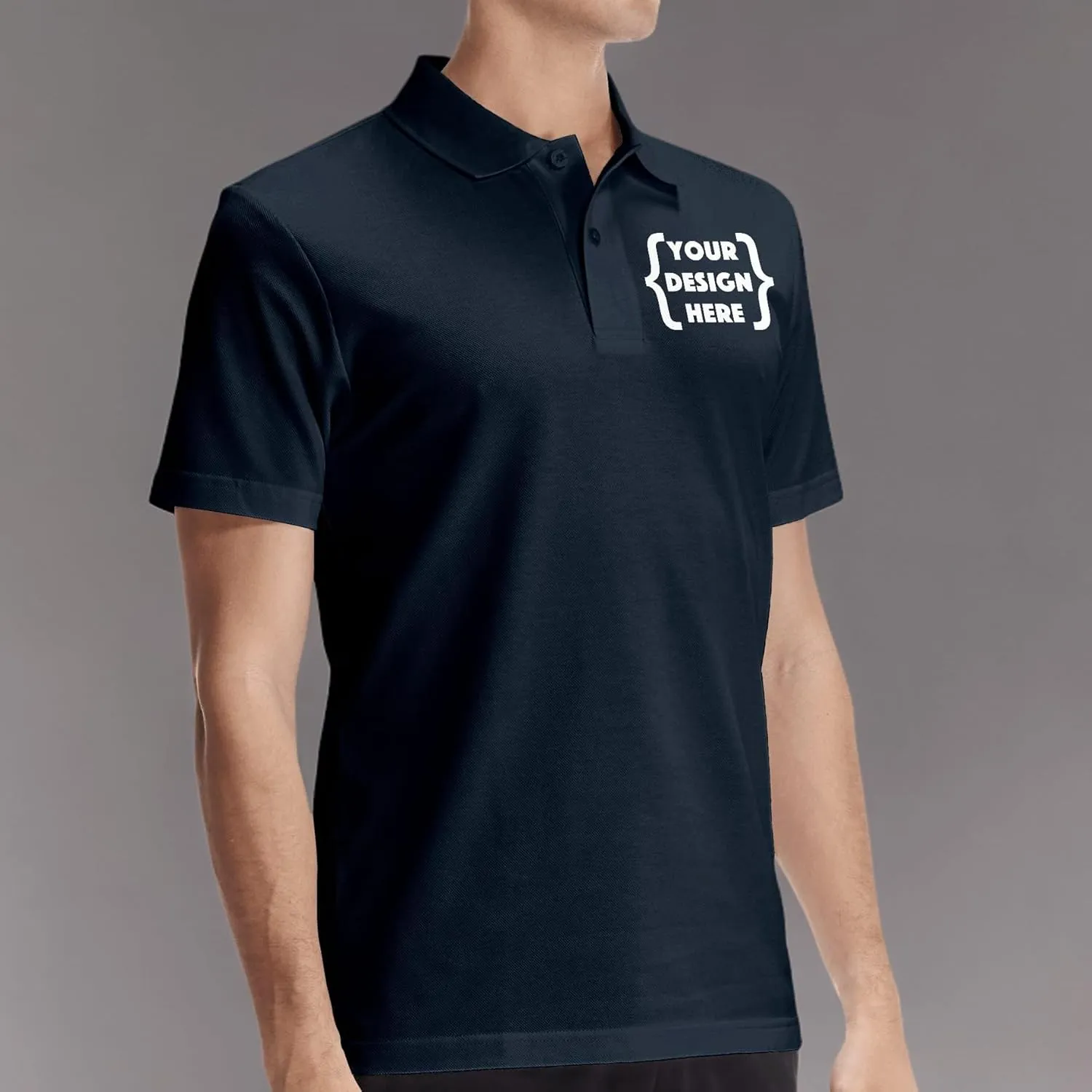Xiovio Customize Custom Men's Polo Shirts Golf Jersey Tees | FrontBack Print, Embroidery Personalized with Text & Logo