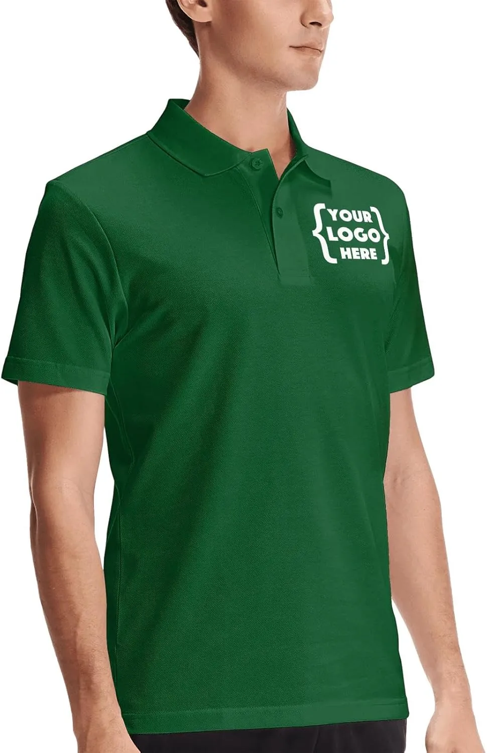 Xiovio Customize Custom Men's Polo Shirts Golf Jersey Tees | FrontBack Print, Embroidery Personalized with Text & Logo