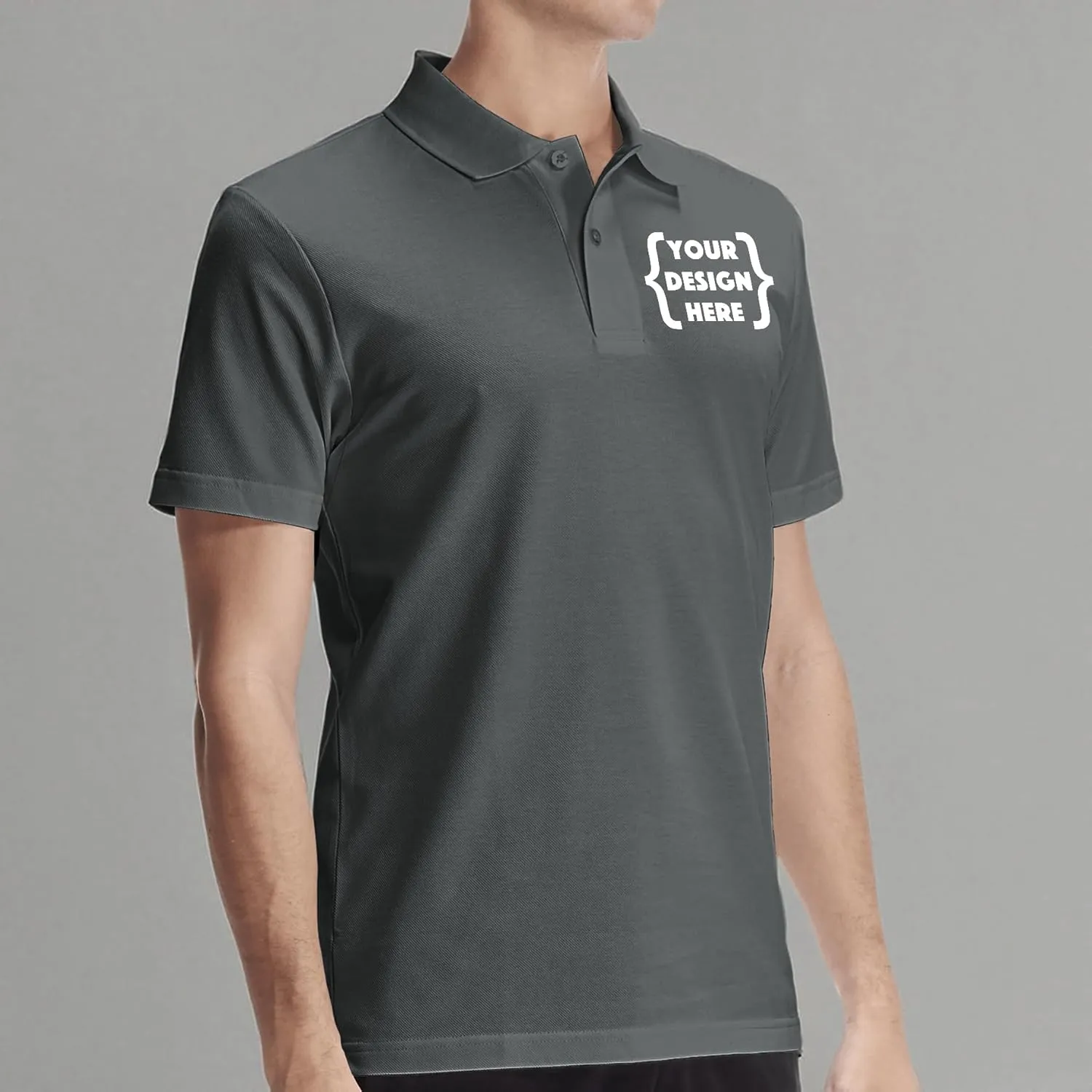 Xiovio Customize Custom Men's Polo Shirts Golf Jersey Tees | FrontBack Print, Embroidery Personalized with Text & Logo
