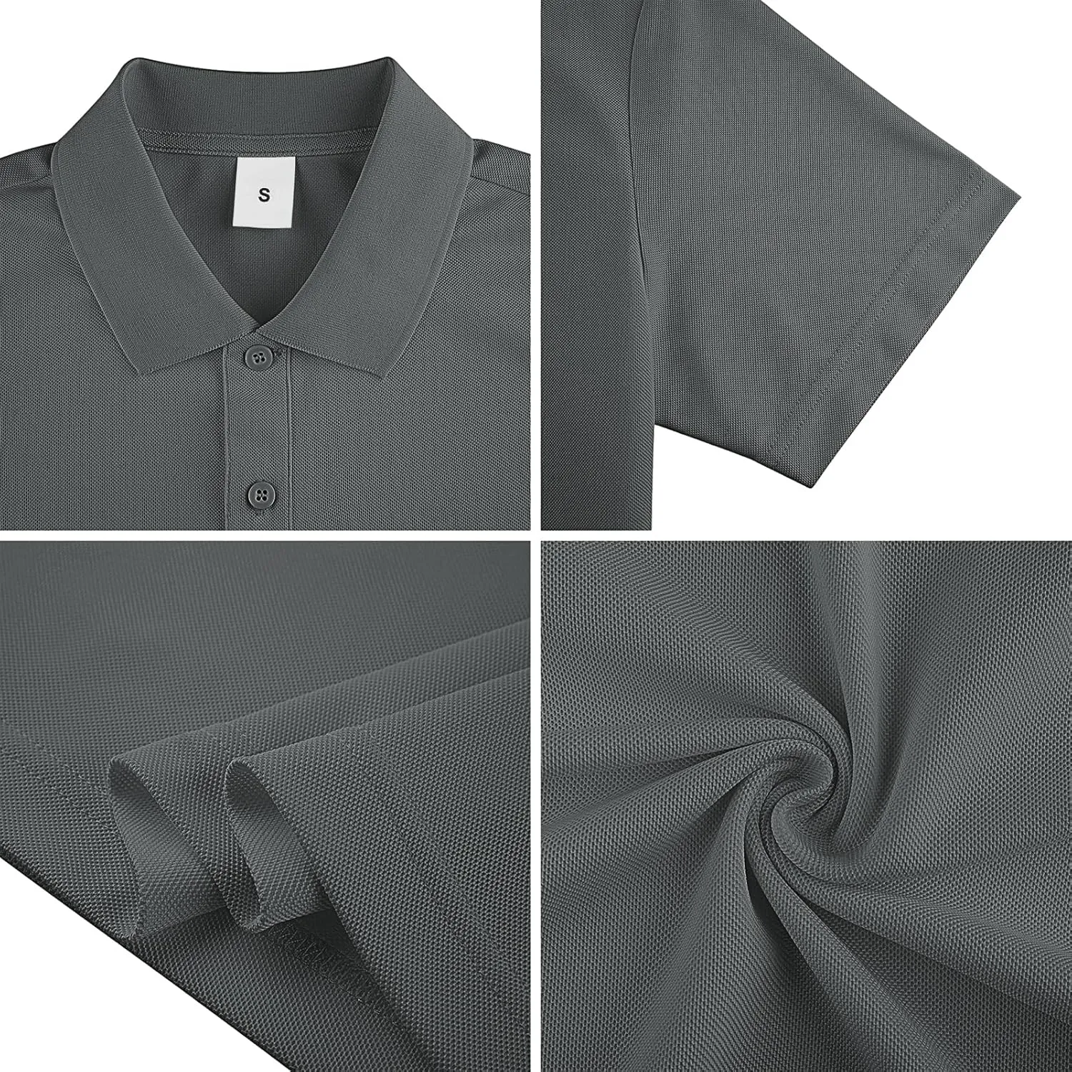 Xiovio Customize Custom Men's Polo Shirts Golf Jersey Tees | FrontBack Print, Embroidery Personalized with Text & Logo