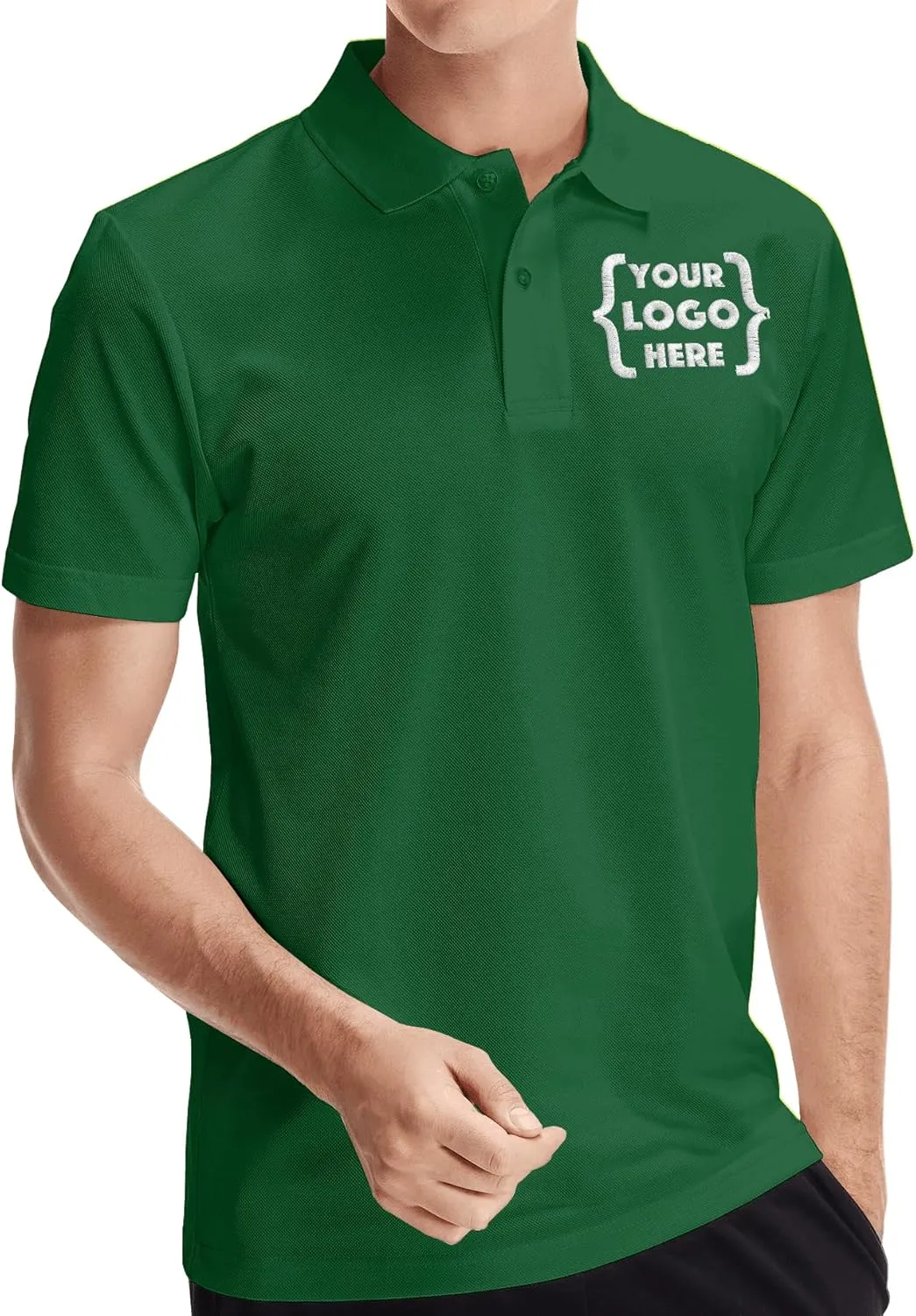 Xiovio Customize Custom Men's Polo Shirts Golf Jersey Tees | FrontBack Print, Embroidery Personalized with Text & Logo