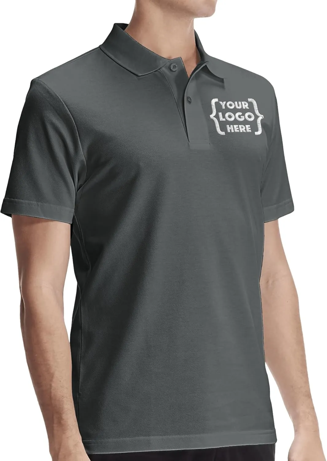 Xiovio Customize Custom Men's Polo Shirts Golf Jersey Tees | FrontBack Print, Embroidery Personalized with Text & Logo