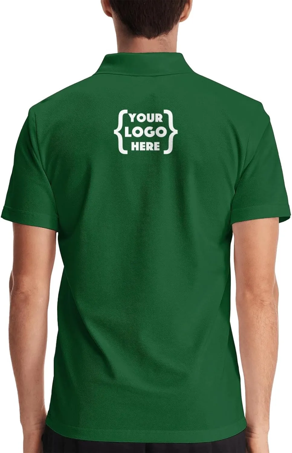 Xiovio Customize Custom Men's Polo Shirts Golf Jersey Tees | FrontBack Print, Embroidery Personalized with Text & Logo