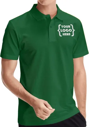 Xiovio Customize Custom Men's Polo Shirts Golf Jersey Tees | FrontBack Print, Embroidery Personalized with Text & Logo